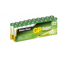 Blockbatterie Alkaline 20 x AA / LR6 SUPER - 1,5V - GP Battery