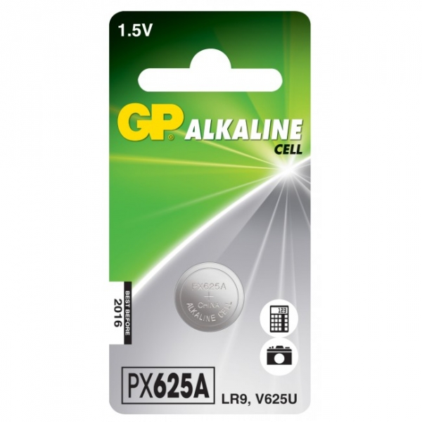Alkaline Knopfzelle 1 x GP 625A / LR9 / V625U - 1,5V - GP Battery