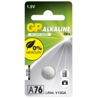 Alkaline Knopfzelle GP A76 / LR44 / V13GA - 1,5V - GP Battery