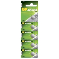 Alkaline Knopfzelle 5 x GP A76 / LR44 / V13GA - 1,5V - GP Battery