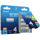 Wiederaufladbare batterien MIX 4 x R6/AA + 4 x R03/AAA Panasonic Eneloop (Blister)