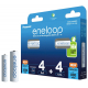 Wiederaufladbare batterien MIX 4 x R6/AA + 4 x R03/AAA Panasonic Eneloop (Blister)