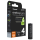 Panasonic Eneloop PRO NEW R6 AA 2500 mAh x 4 wiederaufladbare batterien (blister)