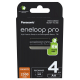 Panasonic Eneloop PRO NEW R6 AA 2500 mAh x 4 wiederaufladbare batterien (blister)