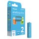 Panasonic Eneloop Lite NEW R6/AA 950mAh x 2 wiederaufladbare batterien (blister)