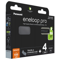 Panasonic Eneloop PRO NEW Ni-MH 930mAh R03/AAA x 4 wiederaufladbare batterien (blister + kasten)