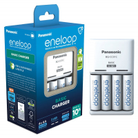 Panasonic Eneloop Batterieladegerät BQ-CC51 NI-MH + 4 wiederaufladbare batterien LR6/AA Eneloop 2000mAh