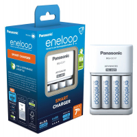 Panasonic Eneloop Batterieladegerät BQ-CC17 NI-MH + 4 wiederaufladbare batterien LR6/AA Eneloop 2000mAh