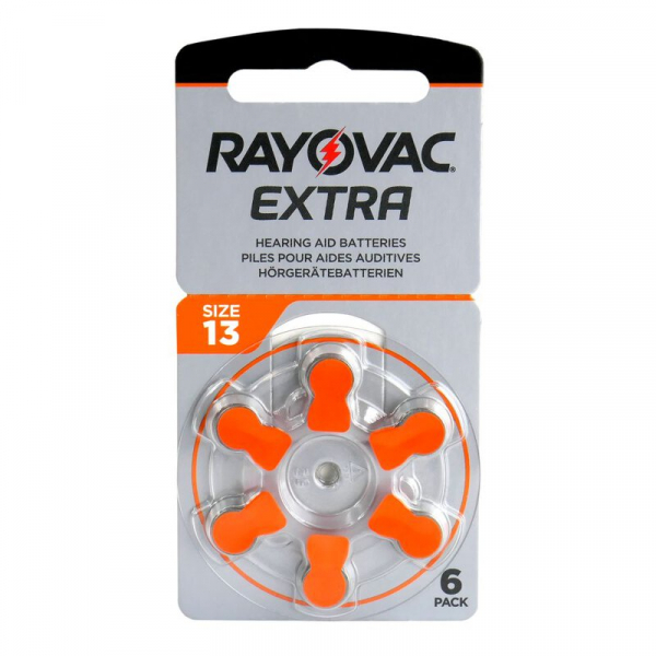Rayovac Extra 13 für Hörgeräte x 6 batterien