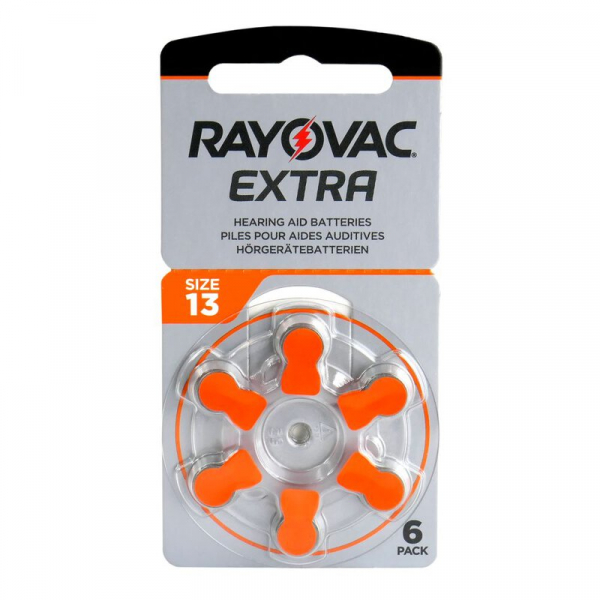 Rayovac Extra 13 für Hörgeräte x 6 batterien