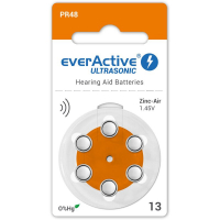 everActive ULTRASONIC 13 für Hörgeräte x 6 batterien