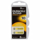 Duracell ActivAir 10 MF für Hörgeräte x 6 batterien