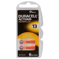 Duracell ActivAir 13 MF für Hörgeräte x 6 batterien