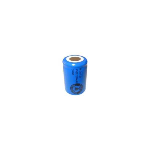 Batterie NiCD 4/5 Sub C 1200 mAh Flachkopfbatterie - 1,2V - Evergreen