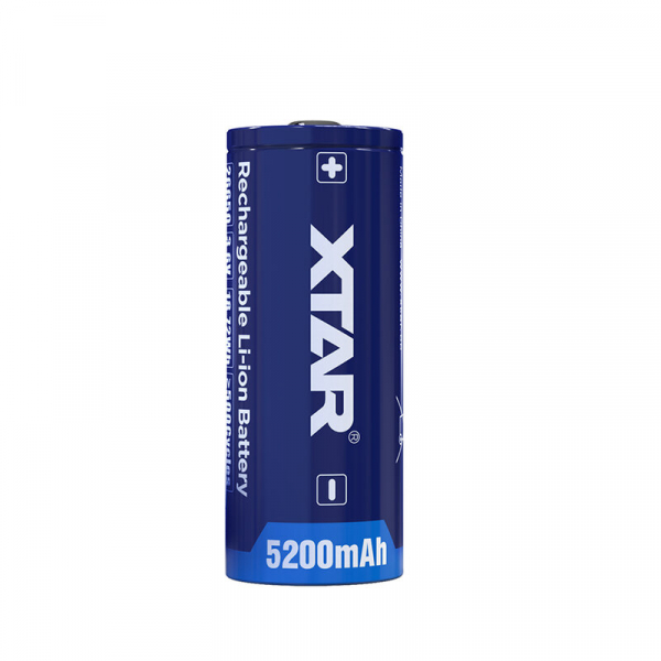 Xtar 26650 3,6 V Li-Ion 5200 mAh Akku mit BUTTON TOP-Schutz