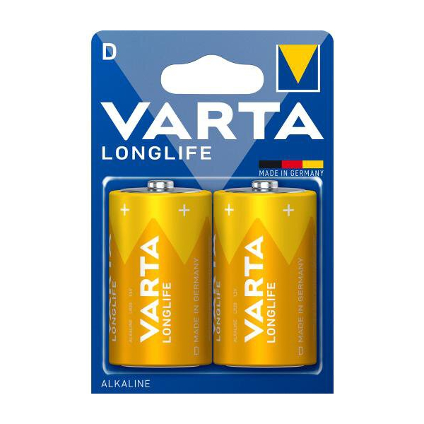 Varta LONGLIFE LR20/D x 2 batterien (blister)