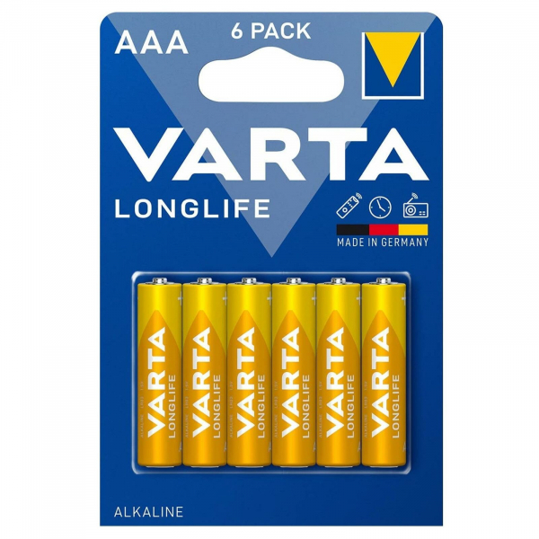 Varta LONGLIFE LR03/AAA x 6 batterien (blister)