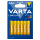 Varta LONGLIFE LR03/AAA x 6 batterien (blister)