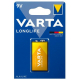 Varta LONGLIFE 6LR61/9V x 1 batterie (blister)