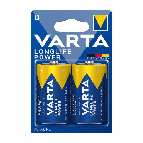 Varta LONGLIFE Power LR20/D x 2 batterien (blister)