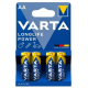 Varta LONGLIFE Power LR6/AA x 4 batterien