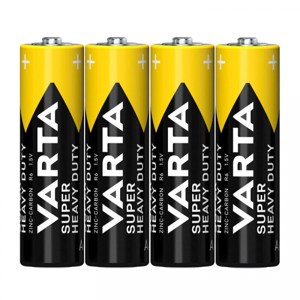Varta SUPERLIFE / Super Heavy Duty LR6/AA Zink-Kohle x 4 batterien