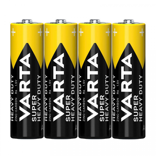 Varta SUPERLIFE / Super Heavy Duty LR6/AA Zink-Kohle x 4 batterien