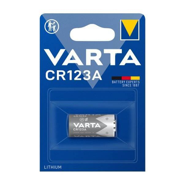 Varta lithium CR123 x 1 batterie (blister)