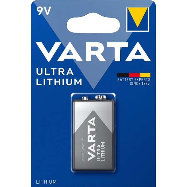 Varta lithium 9V x 1 batterie (blister)