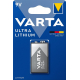 Varta lithium 9V x 1 batterie (blister)