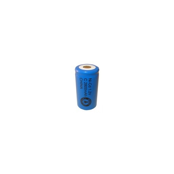 Batterie NiCD C 2800 mAh Flachkopfbatterie - 1,2V - Evergreen