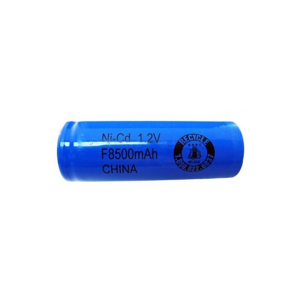 Batterie NiCD F 8500 mAh Flachkopfbatterie - 1,2V - Evergreen