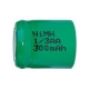 Batterie NiMH 1/3 AA 300 mAh Flachkopfbatterie- 1,2V - Evergreen