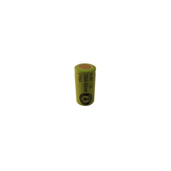 Batterie NiMH 2/3 AA 650 mAh Flachkopfbatterie- 1,2V - Evergreen