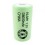 Batterie NiMH D 8000 mAh Flachkopf - 1,2V - Evergreen