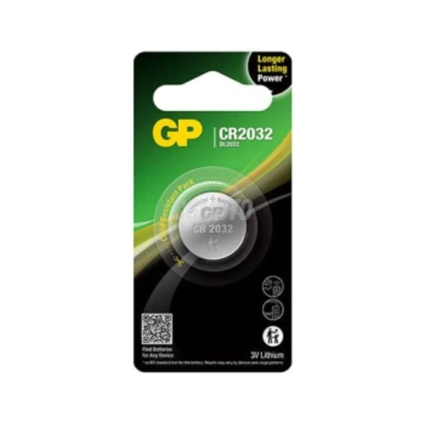1 Lithium-Knopfzelle CR2032 3 V 