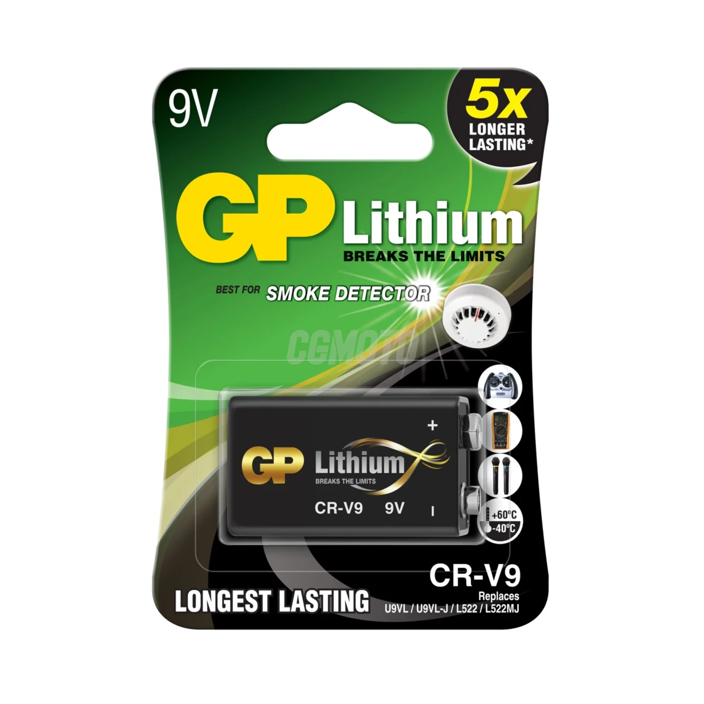 1 lithiumbatterie 6LF22 9 V 