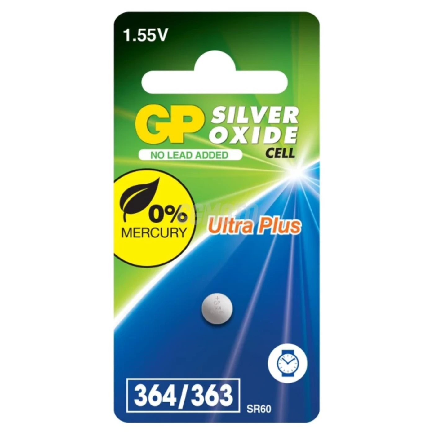 1 silberoxid-Knopfzelle SR60 1,55 V Ultra Plus 