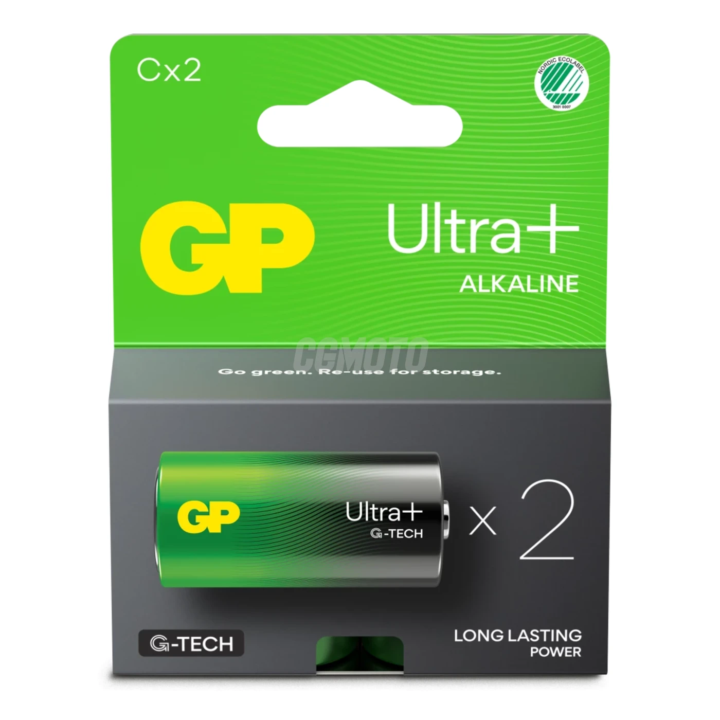 2 alkali-Batterien C 1,5 V Ultra Plus 