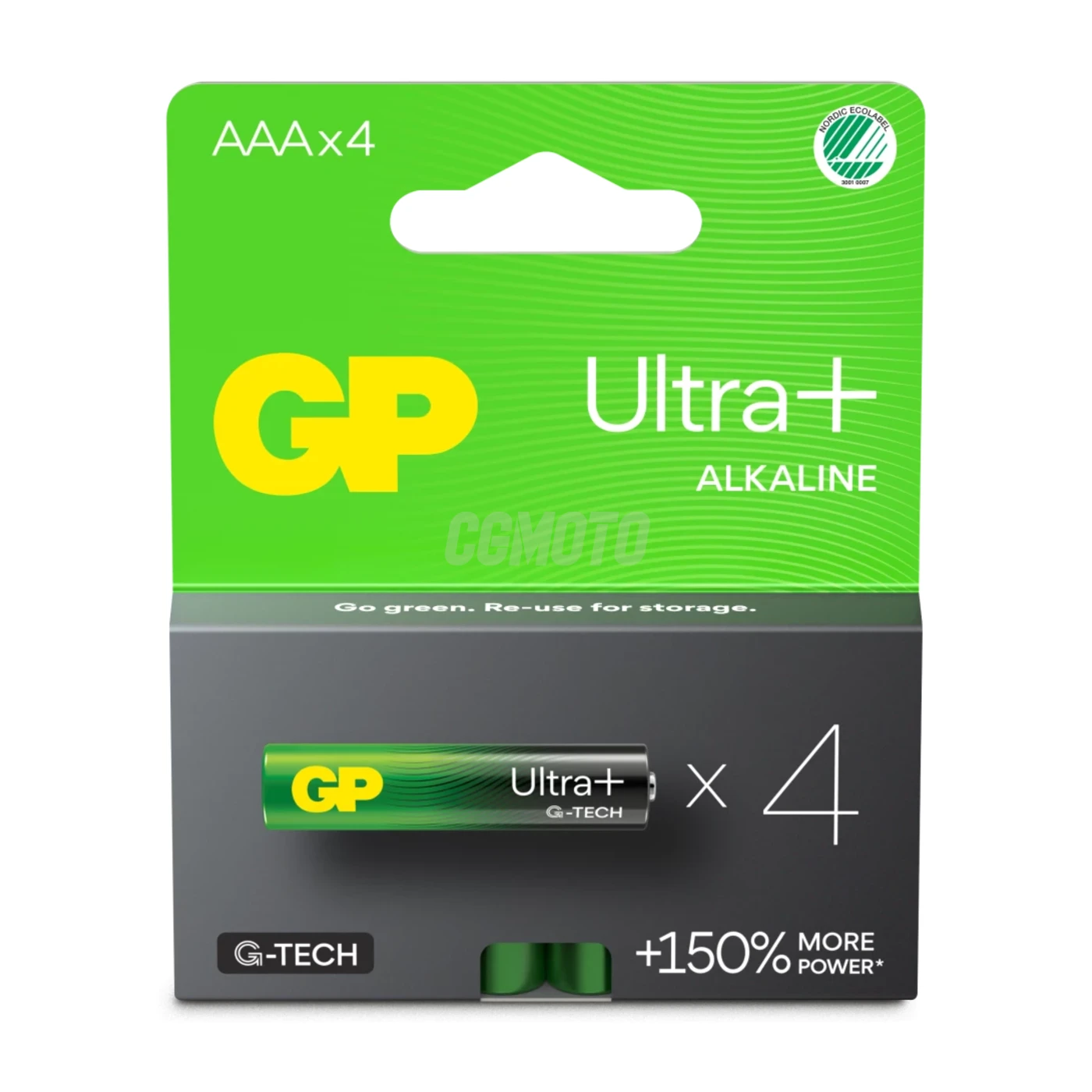 4 alkali-Batterien AAA 1,5 V Ultra Plus 