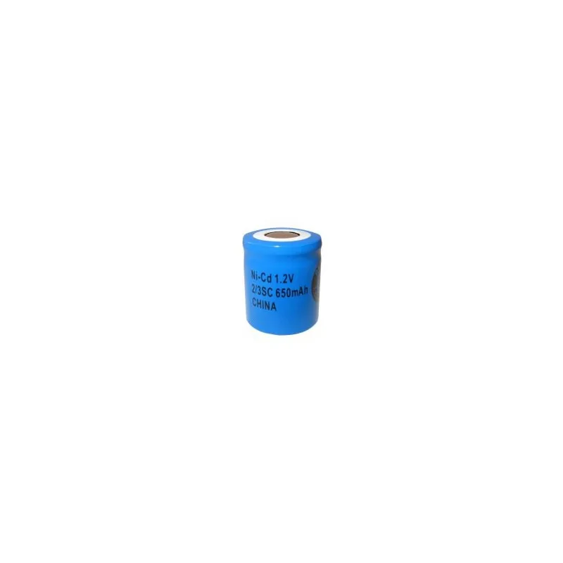 Batterie NiCD 2/3 Sub C 650 mAh Flachkopfbatterie - 1,2V - Evergreen Batterie NiCD 2/3 Sub C 650 mAh Flachkopfbatterie - 1,2V - Evergreen