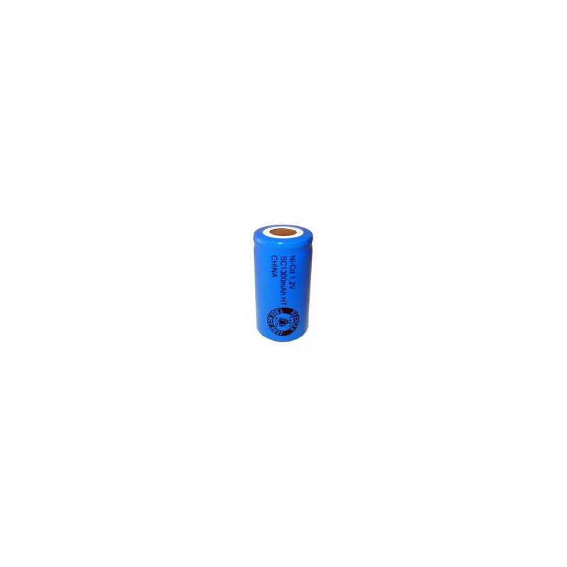 Batterie NiCD Sub C 1300 mAh Flachkopfbatterie - 1,2V - Evergreen