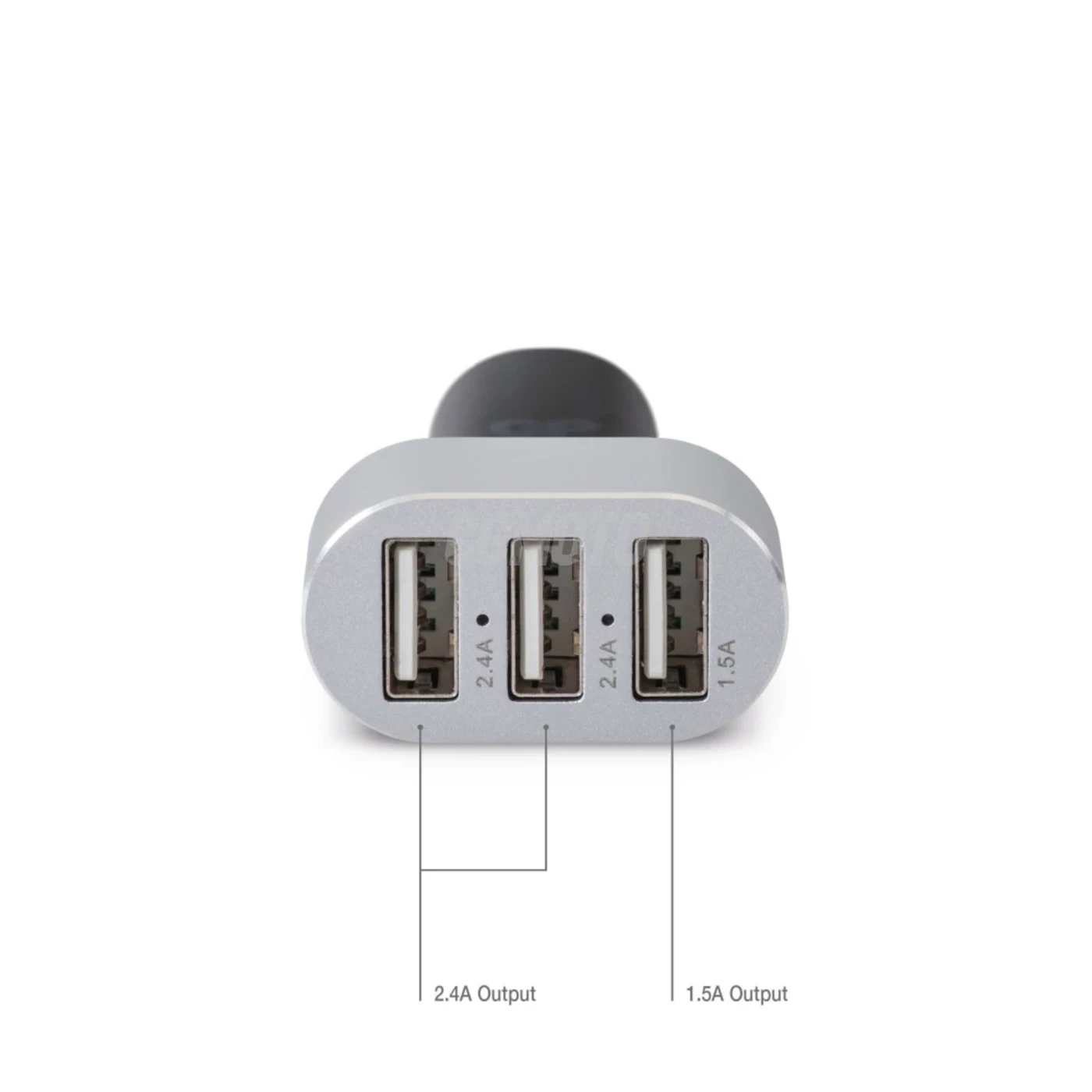 GP KFZ-Ladegerät CC61 - USB - 2 ports USB 2 4A + 1 port USB 1 5A