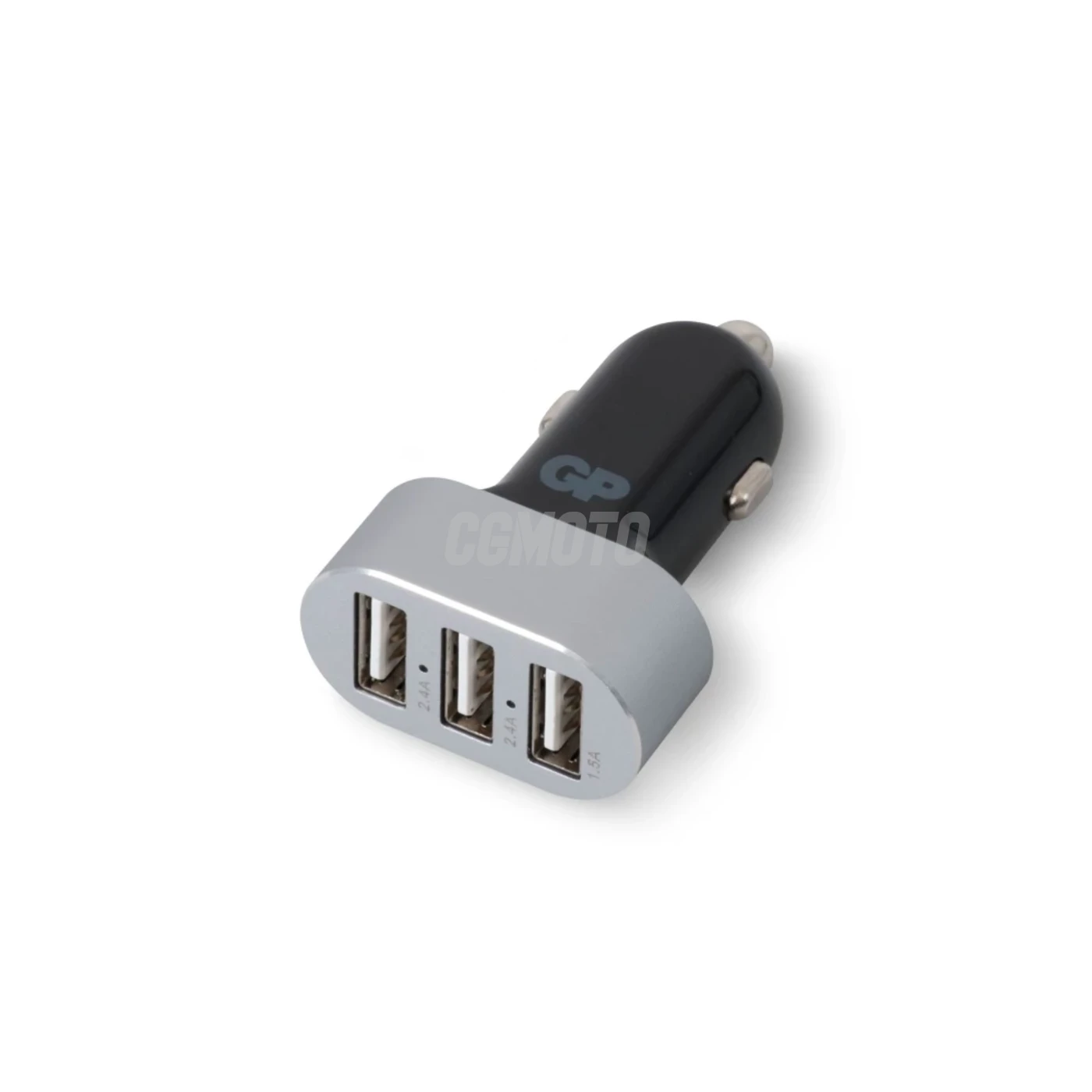 GP KFZ-Ladegerät CC61 - USB - 2 ports USB 2 4A + 1 port USB 1 5A