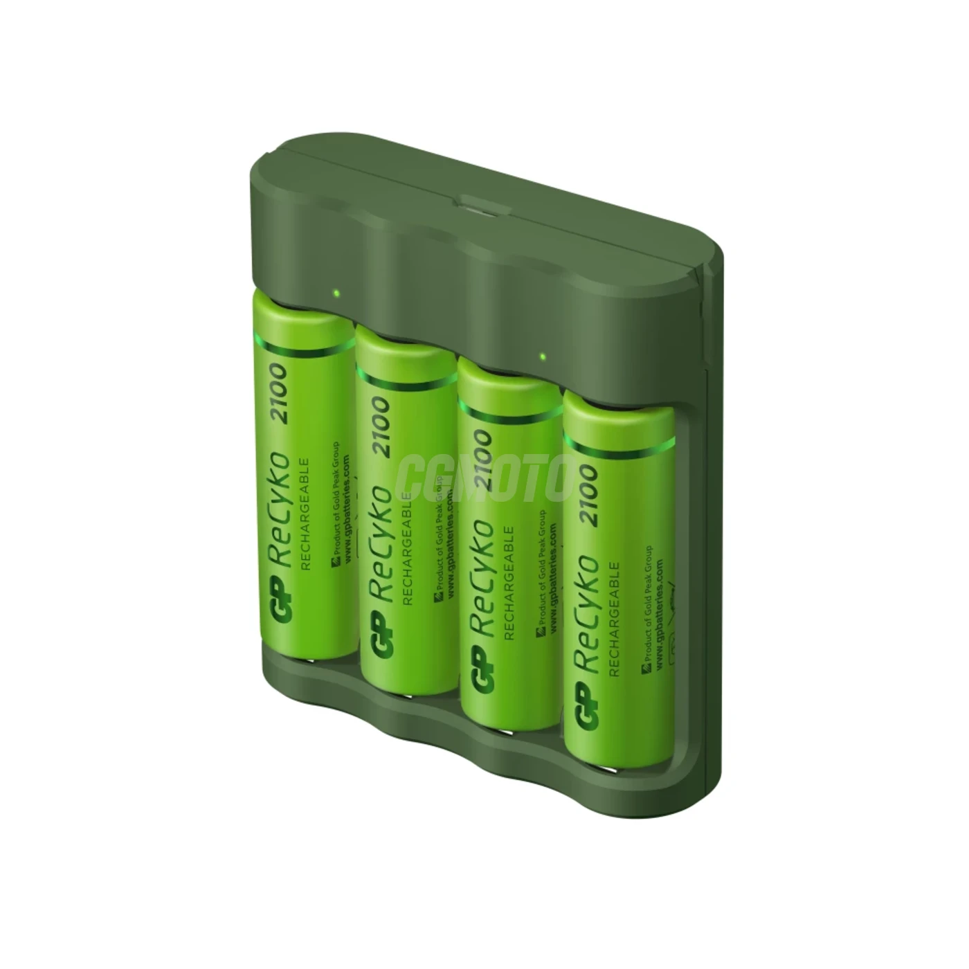 Ladegerät 6 Stunden GP B421 (USB) + 4 NiMH-Akkus AA 2000 mAh