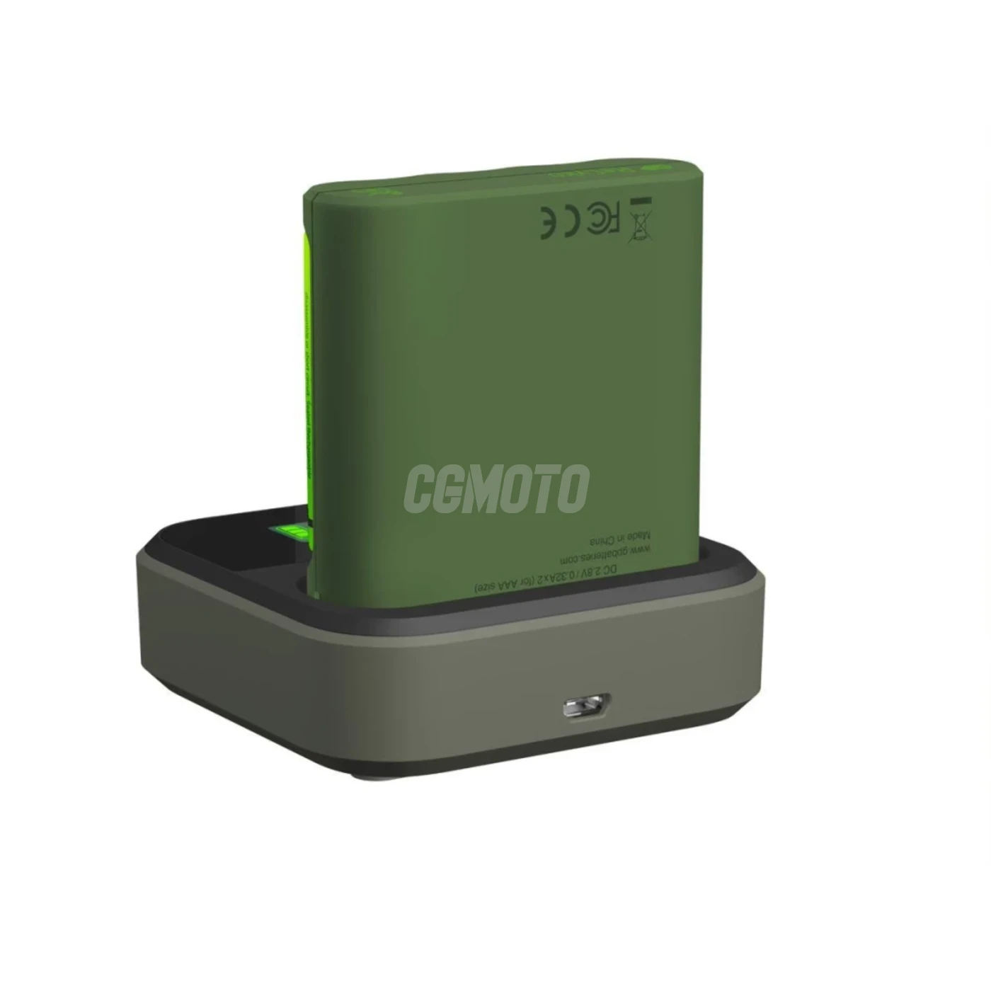Ladegerät 6 Stunden GP B421 (USB) + 4 NiMH-Akkus AA 2000 mAh + Station D451