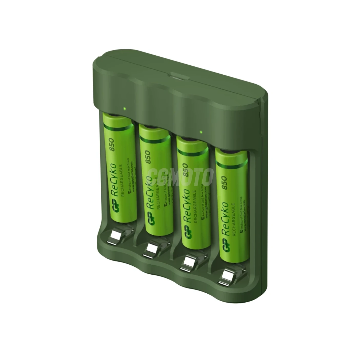 Ladegerät 6 Stunden GP B421 (USB) + 4 NiMH-Akkus AAA 850 mAh
