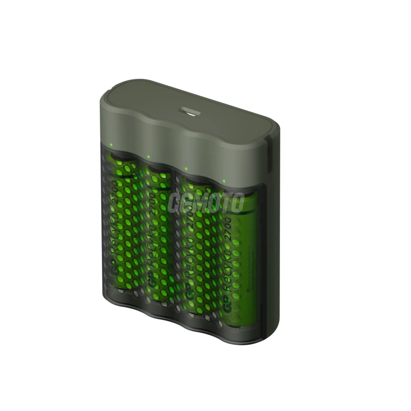 Schnellladegerät 2-4 Stunden M451 USB + 4 NiMH-Akkus AAA  950 mAh