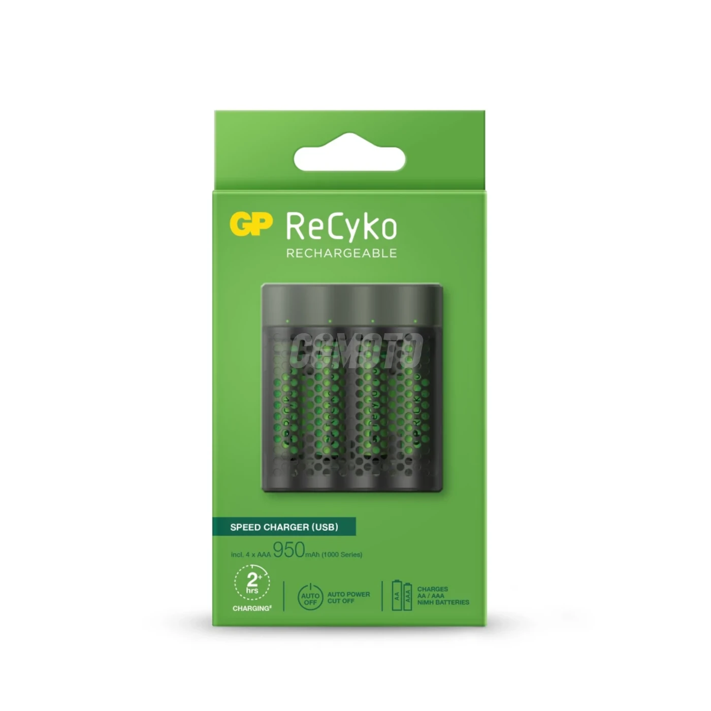 Schnellladegerät 2-4 Stunden M451 USB + 4 NiMH-Akkus AAA  950 mAh