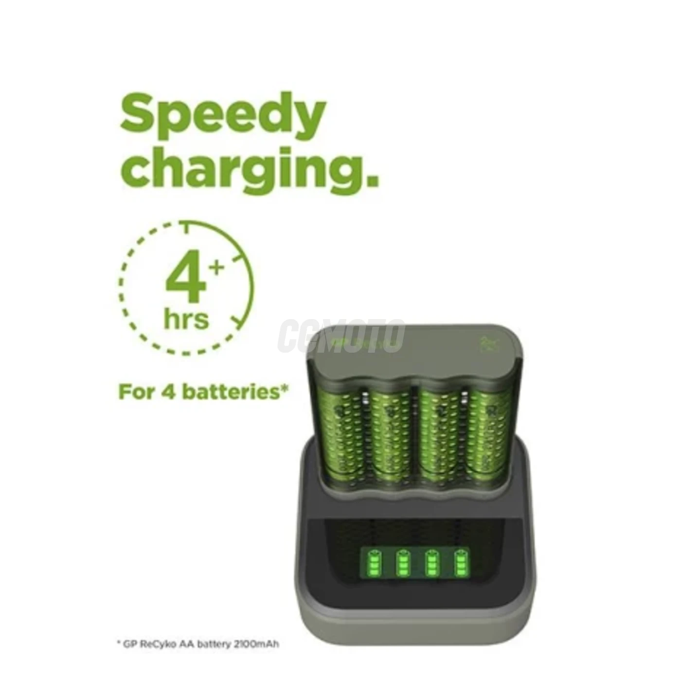 Schnellladegerät 2-4 Stunden M451 USB + 8 NiMH-Akkus AA  2600 mAh + Station D851